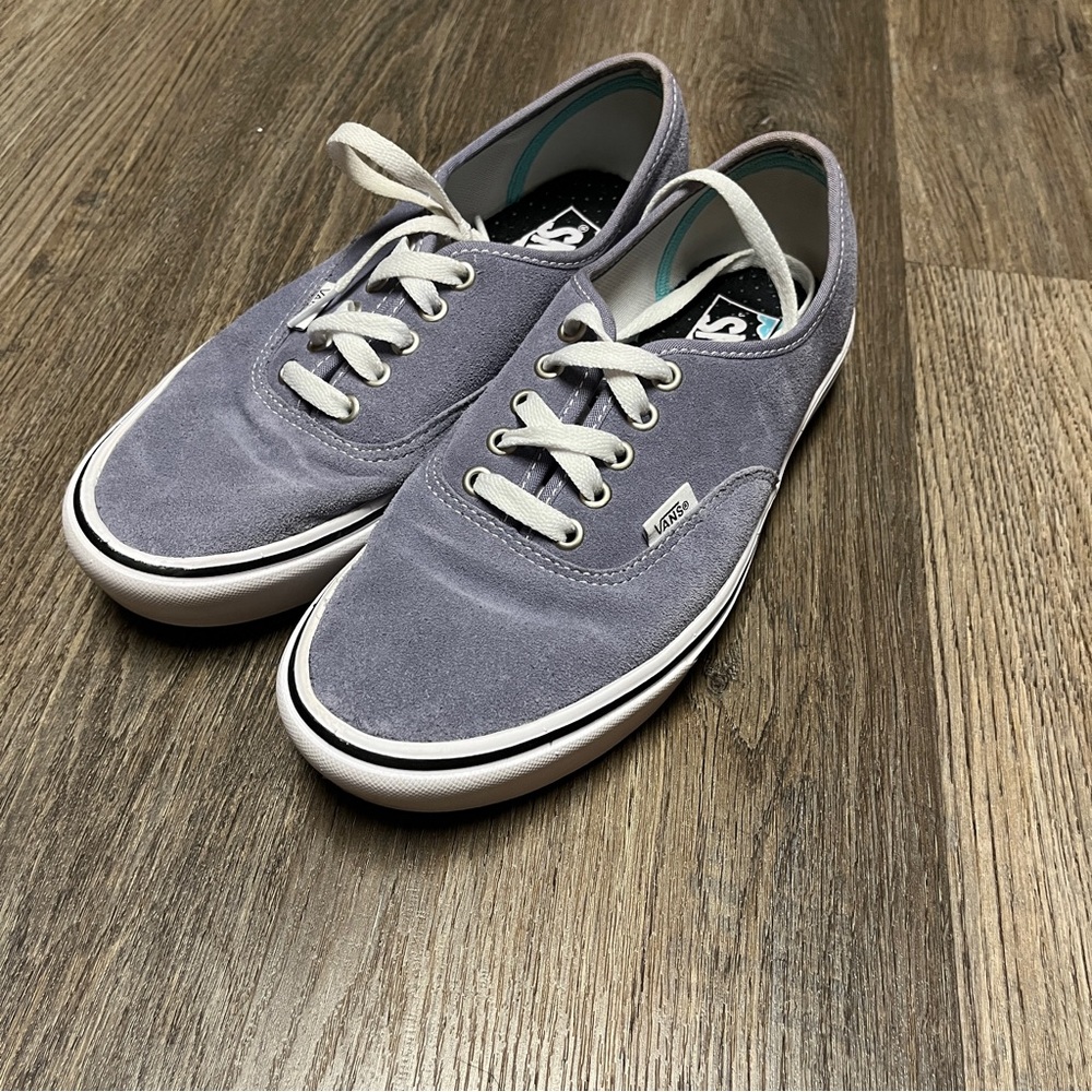 VANS Old Skool Men's Sneakers Purple/True White, Suede, Size 7.5